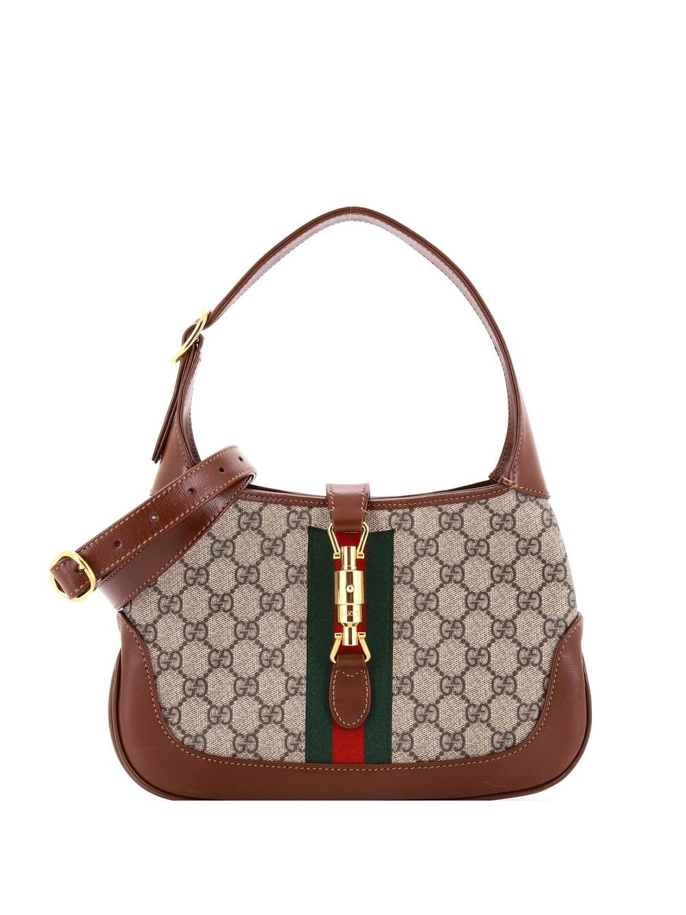 Gucci Jackie Hobo Gg Coated Canvas #349719G22B